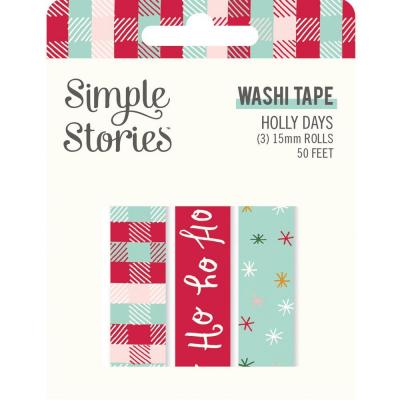 Simple Stories Holly Days Klebebänder - Washi Tape